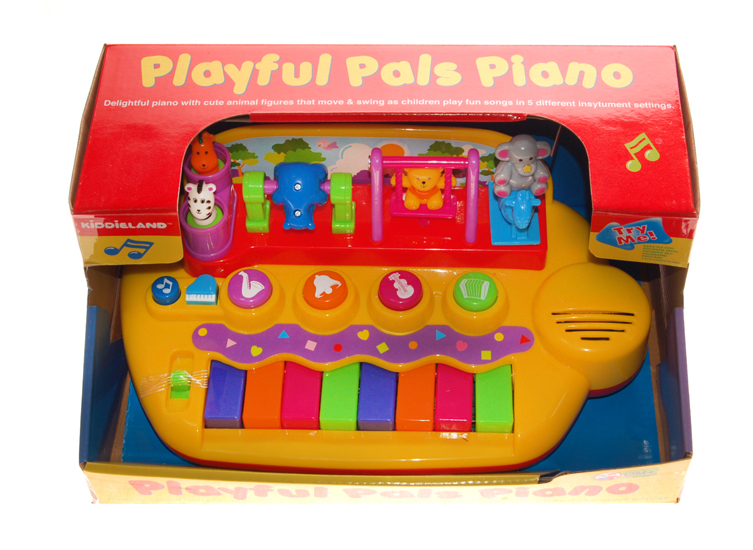Развивающая игрушка - Пианино с животными на качелях  